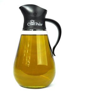 Chef Pals BOT-101 Auto-Flip Olive Oil, Vinegar Bottle Dispenser-18oz-NIB